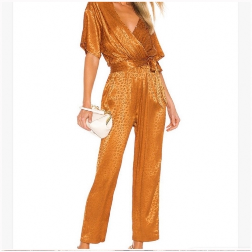 Joie Tau Jumpsuit Romper in Copper NWT